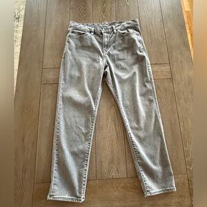 Banana Republic Light Gray Men's Travel Jean 34x30 Athletic Fit